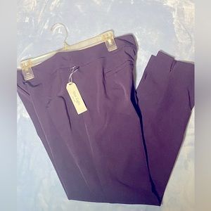 NWT Nine Eight Beautiful plum color dress pants, great color for all seasons